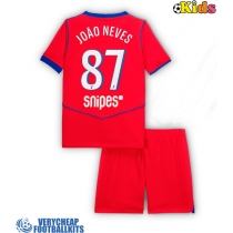 Paris Saint-Germain Joao Neves #87 Replica Third Minikit 2025-26 Short Sleeve (+ pants)
